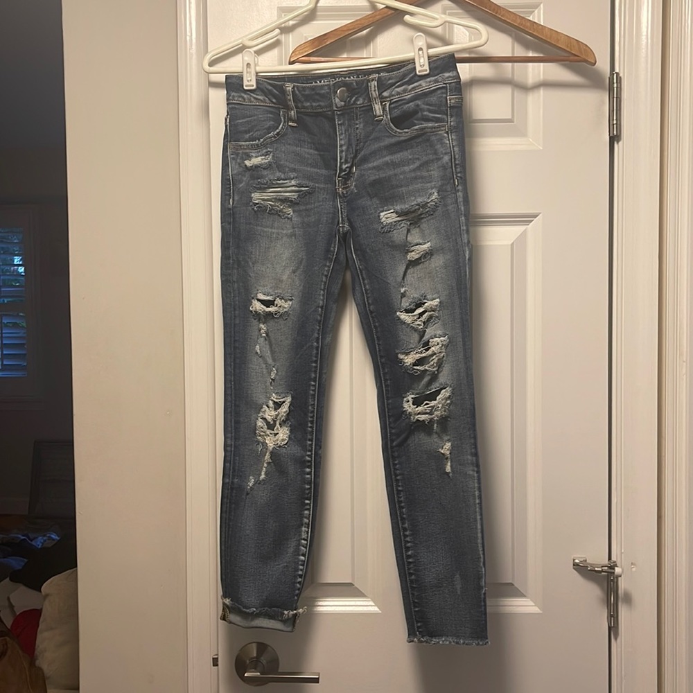 American eagle jegging crop